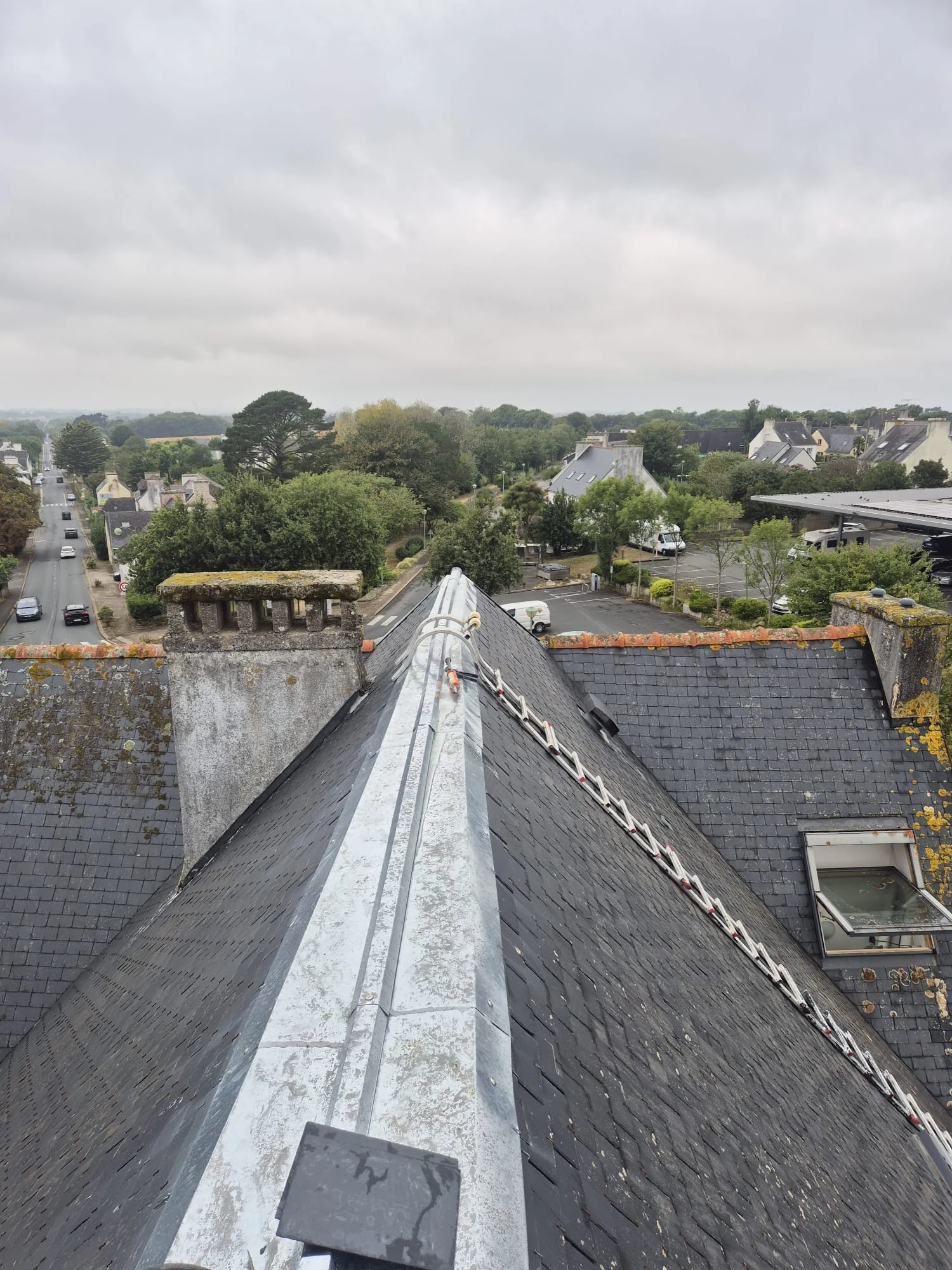 Après travaux de faîtage